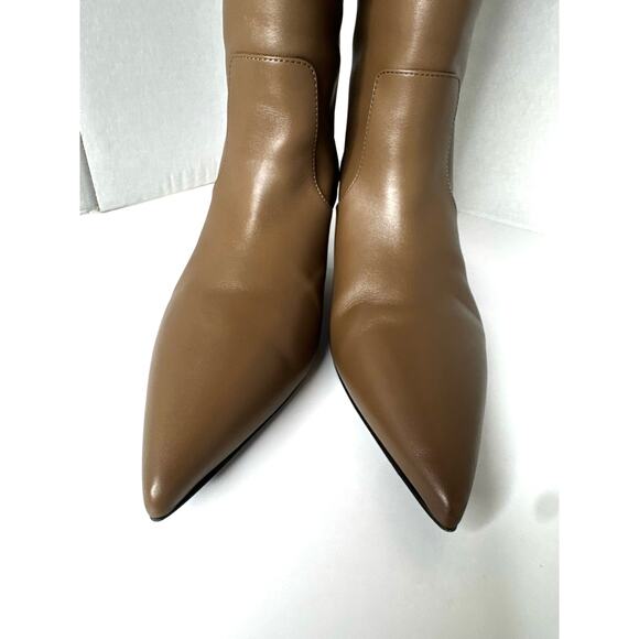 BRUNELLO CUCINELLI Ball Chain Knee-High Tan Leather Boots Women’s Size 40 IT - Picture 12 of 12